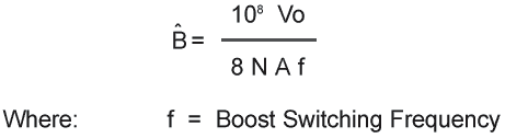 Core Loss average, Formula